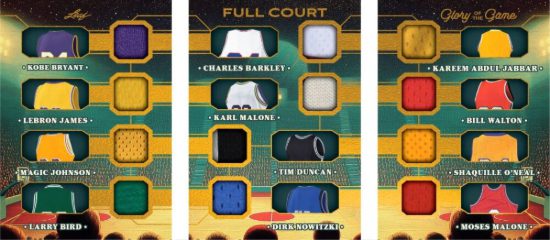 2025 Leaf Glory of the Game Basketball Full Court Booklet MOCK UP