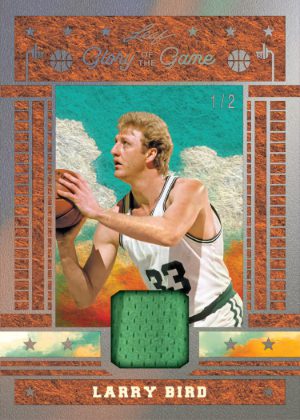 2025 Leaf Glory of the Game Basketball Glory of the Game Used Larry Bird MOCK UP