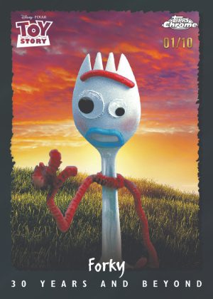2025 Topps 30 Years of Toy Story 30 Years and Beyond Forky MOCK UP
