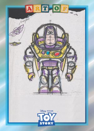 2025 Topps 30 Years of Toy Story Art of Toy Story Buzz Lightyear MOCK UP