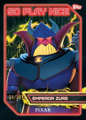 2025 Topps 30 Years of Toy Story So Play Nice Emperor Zurg MOCK UP