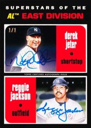 2025 Topps Transcendent Baseball Through the Years Dual Auto Derek Jeter, Reggie Jackson MOCK UP 2025 Topps Transcendent Baseball Through the Years Dual Auto Derek Jeter, Reggie Jackson MOCK UP