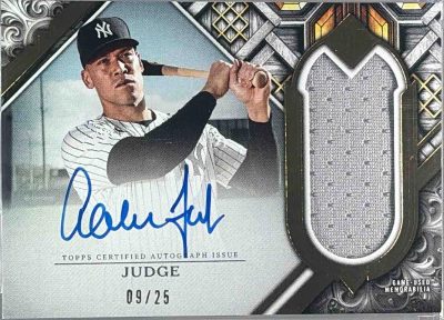 2025 Topps Transcendent Baseball Transcendent Auto Relic Aaron Judge 2025 Topps Transcendent Baseball Transcendent Auto Relic Aaron Judge