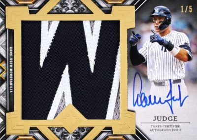 2025 Topps Transcendent Baseball Transcendent Collection Jumbo Patch Autograph Aaron Judge MOCK UP 2025 Topps Transcendent Baseball Transcendent Collection Jumbo Patch Autograph Aaron Judge MOCK UP