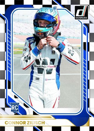 2026 Donruss NASCAR Base Checkered Flag Connor Zilisch MOCK UP