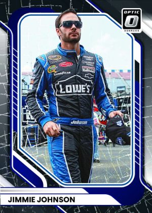 2026 Donruss NASCAR Base Optic Black Velocity Jimmie Johnson MOCK UP