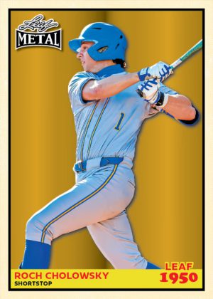 2026 Leaf Metal Baseball 1950 Leaf Roch Cholowsky MOCK UP