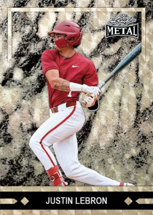2026 Leaf Metal Baseball 1991 Gold Leaf Prospects Justin Lebron MOCK UP