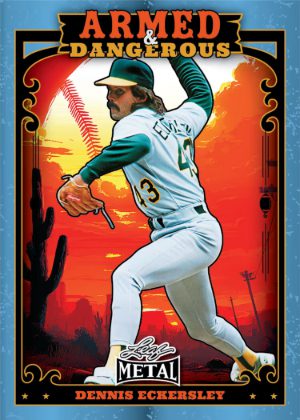 2026 Leaf Metal Baseball Armed and Dangerous Western Dennis Eckersley MOCK UP