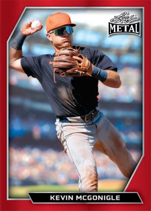 2026 Leaf Metal Baseball Base Kevin McGonigle MOCK UP