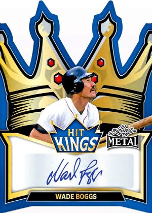 2026 Leaf Metal Baseball Hit Kings Auto Wade Boggs MOCK UP