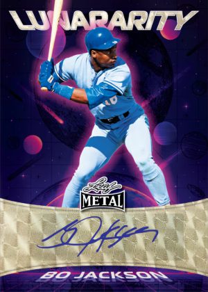 2026 Leaf Metal Baseball Lunararity Auto Bo Jackson MOCK UP
