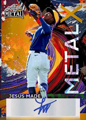 2026 Leaf Metal Baseball Metal X Auto Jesus Made MOCK UP