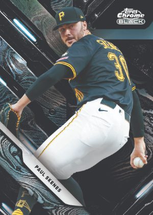 2026 Topps Chrome Black Baseball Damascus Paul Skenes MOCK UP