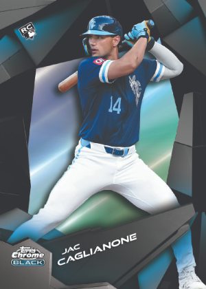 2026 Topps Chrome Black Baseball Depth of Darkness Jac Caglianone MOCK UP