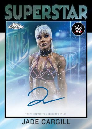 2026 Topps Chrome WWE 1986 Topps Auto Jade Cargill MOCK UP 2026 Topps Chrome WWE 1986 Topps Auto Jade Cargill MOCK UP