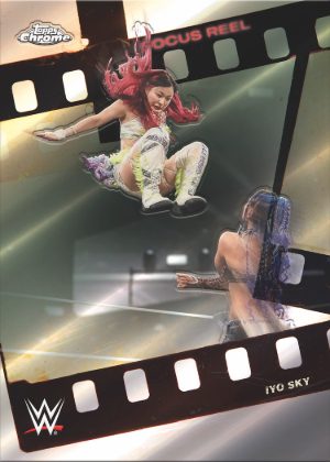 2026 Topps Chrome WWE Focus Reel Iyo Sky MOCK UP 2026 Topps Chrome WWE Focus Reel Iyo Sky MOCK UP