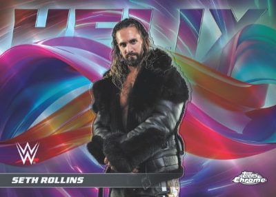 2026 Topps Chrome WWE Helix Seth Rollins MOCK UP 2026 Topps Chrome WWE Helix Seth Rollins MOCK UP