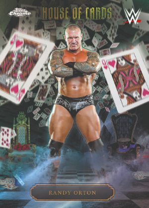 2026 Topps Chrome WWE House of Cards Randy Orton MOCK UP 2026 Topps Chrome WWE House of Cards Randy Orton MOCK UP