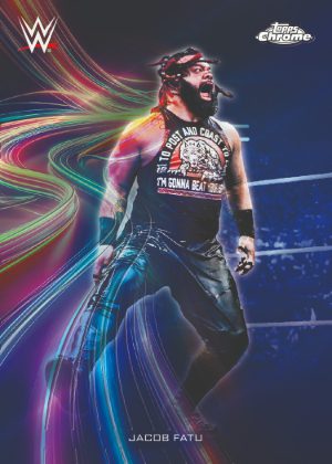 2026 Topps Chrome WWE Signalz Jacob Fatu MOCK UP 2026 Topps Chrome WWE Signalz Jacob Fatu MOCK UP