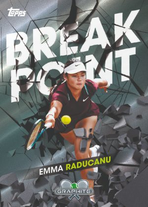 2026 Topps Graphite Tennis Break Point Emma Raducanu MOCK UP 2026 Topps Graphite Tennis Break Point Emma Raducanu MOCK UP