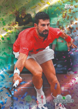 2026 Topps Graphite Tennis Confetti Novak Djokovic MOCK UP 2026 Topps Graphite Tennis Confetti Novak Djokovic MOCK UP