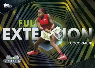 2026 Topps Graphite Tennis Full Extension Coco Gauff MOCK UP 2026 Topps Graphite Tennis Full Extension Coco Gauff MOCK UP