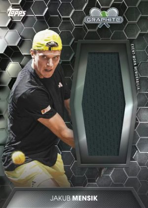 2026 Topps Graphite Tennis Graphite Relics Jakub Mensik MOCK UP 2026 Topps Graphite Tennis Graphite Relics Jakub Mensik MOCK UP
