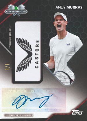 2026 Topps Graphite Tennis Graphite Signature Relics Andy Murray MOCK UP 2026 Topps Graphite Tennis Graphite Signature Relics Andy Murray MOCK UP