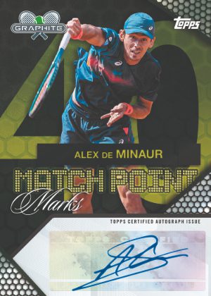 2026 Topps Graphite Tennis Match Point Marks Alex De Minaur MOCK UP 2026 Topps Graphite Tennis Match Point Marks Alex De Minaur MOCK UP