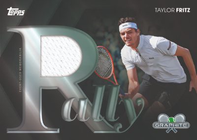 2026 Topps Graphite Tennis Rally Relics Taylor Fritz MOCK UP 2026 Topps Graphite Tennis Rally Relics Taylor Fritz MOCK UP
