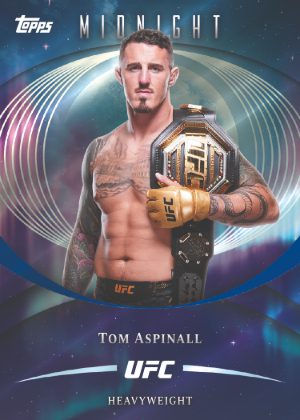 2026 Topps Midnight UFC Base Tom Aspinall MOCK UP