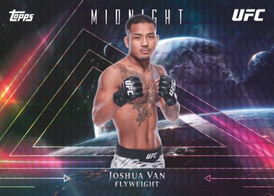 2026 Topps Midnight UFC Neon Apex Joshua Van MOCK UP