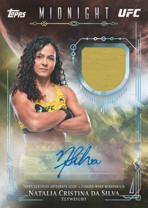 2026 Topps Midnight UFC Relic Auto Natalia Cristina da Silva MOCK UP