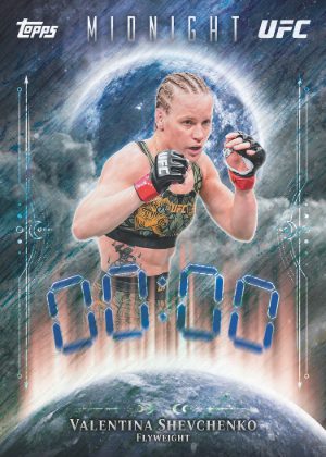 2026 Topps Midnight UFC Zero Hour Valentina Shevchenko MOCK UP