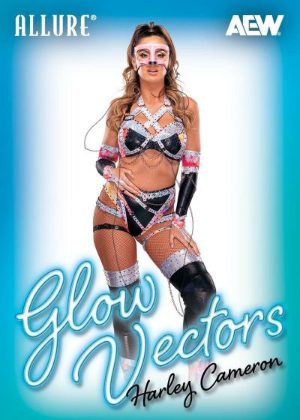 2026 Upper Deck Allure AEW Glow Vectors Harley Cameron MOCK UP