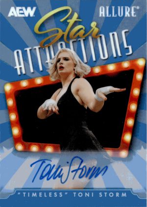 2026 Upper Deck Allure AEW Star Attractions Auto Toni Storm