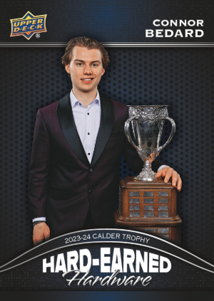2026 Upper Deck Spring Expo Hard-Earned Hardware Connor Bedard MOCK UP