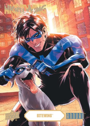 2024-25 Upper Deck DC Annual Nightwing Bitewing MOCK UP 2024-25 Upper Deck DC Annual Nightwing Bitewing MOCK UP