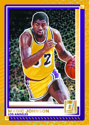 2025-26 Donruss Basketball Base Gold Magic Johnson MOCK UP