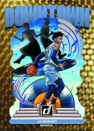 2025-26 Donruss Basketball Downtown Gold Ja Morant MOCK UP