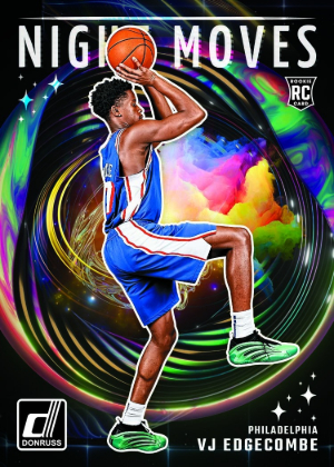 2025-26 Donruss Basketball Night Moves VJ Edgecombe MOCK UP