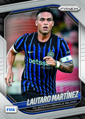 2025-26 Panini Prizm FIFA Soccer Base Lautaro Martinez MOCK UP