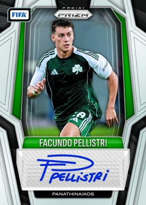 2025-26 Panini Prizm FIFA Soccer Signatures Facundo Pellistri MOCK UP