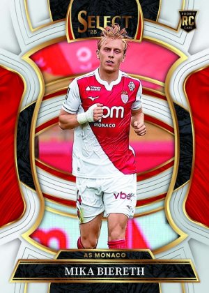 2025-26 Panini Select Ligue 1 Soccer Base Terrace Mika Biereth MOCK UP