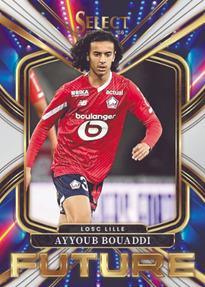 2025-26 Panini Select Ligue 1 Soccer Select Future Ayyoub Bouaddi MOCK UP