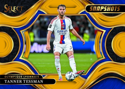 2025-26 Panini Select Ligue 1 Soccer Snapshots Tanner Tessman MOCK UP