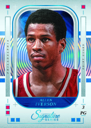 2025-26 Panini Signature Series Basketball Base Platinum Allen Iverson MOCK UP 2025-26 Panini Signature Series Basketball Base Platinum Allen Iverson MOCK UP