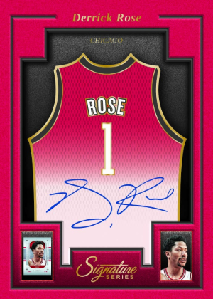 2025-26 Panini Signature Series Basketball Made to Frame Auto Derrick Rose MOCK UP 2025-26 Panini Signature Series Basketball Made to Frame Auto Derrick Rose MOCK UP