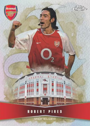 2025-26 Topps Chrome Arsenal Highbury Highs Robert Pires MOCK UP 2025-26 Topps Chrome Arsenal Highbury Highs Robert Pires MOCK UP